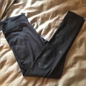 NWOT Adidas Carbon Fab Linear Leggings